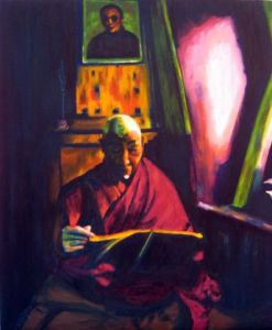 Voir le détail de cette oeuvre: Vieux Moine Tibetains